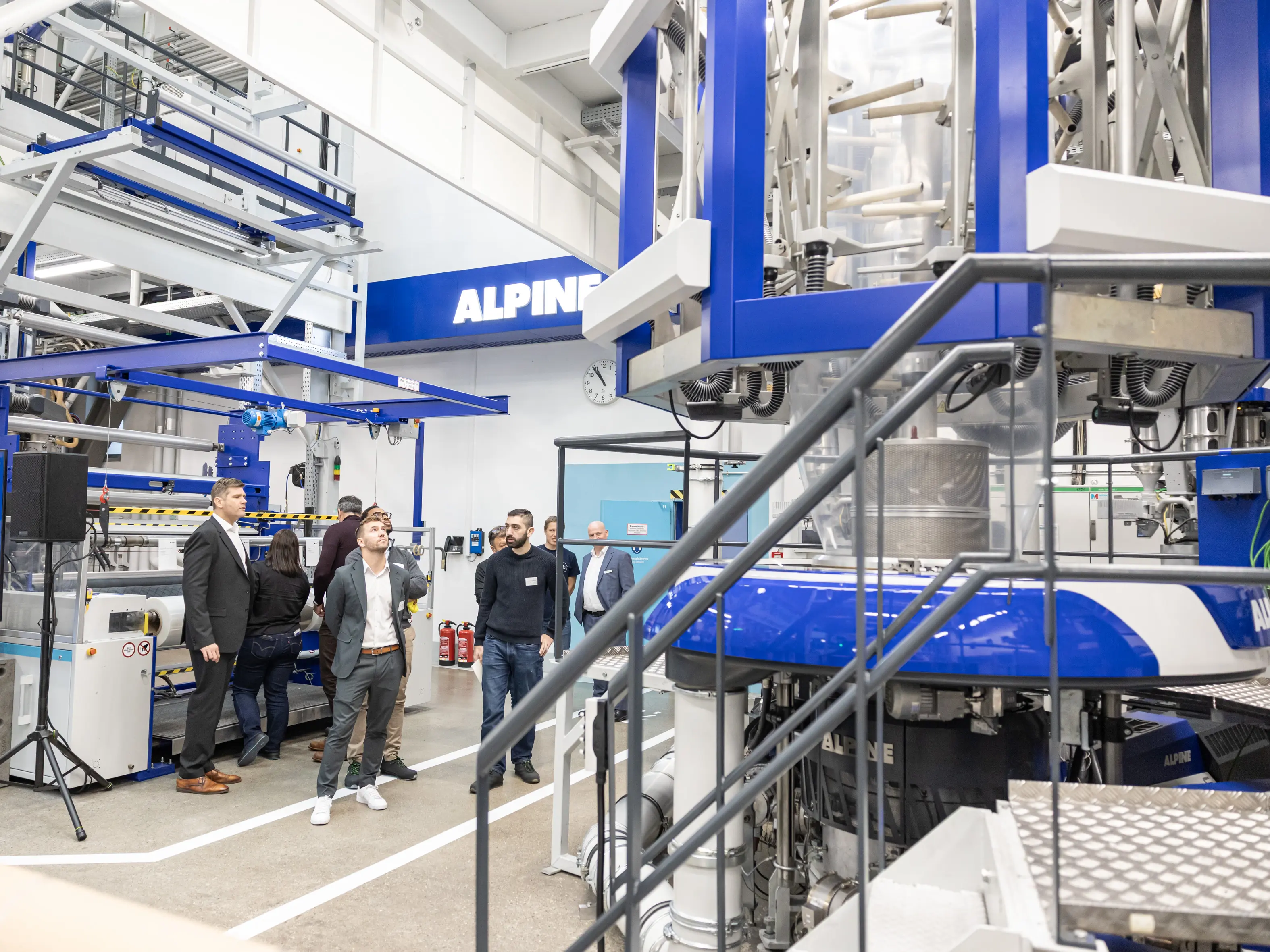 Live-Demonstration im Technikum von Hosokawa Alpine